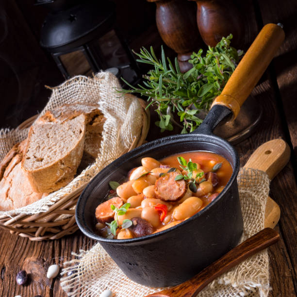 istock Polish Baked Beans with sausage 1003351046