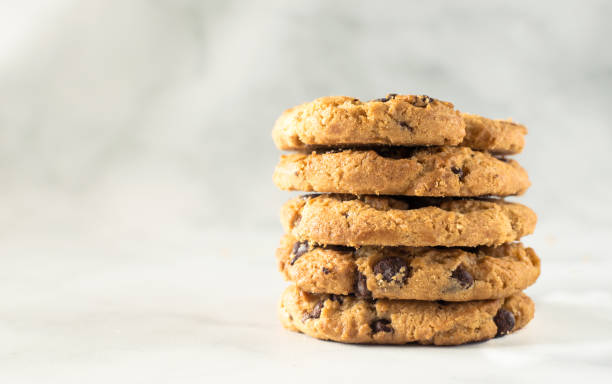 istock Stack of delicious chocolate chip cookies 1003360988