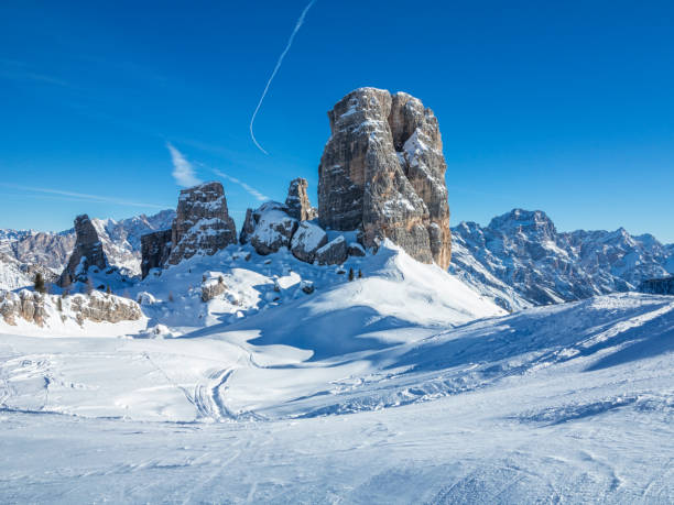 Ski area of the dolomites