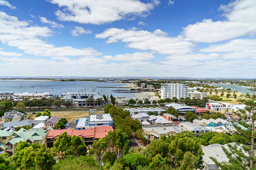Coastal town of Bunbury in Western Australia