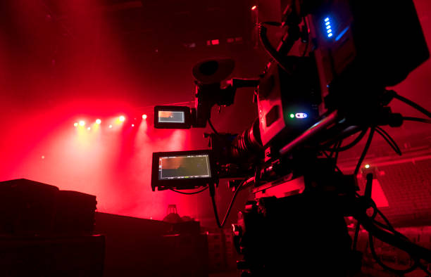 istock Professional digital video camera. accessories for 4k video cameras. 1003384776