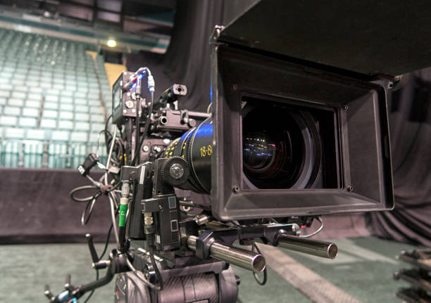 istock Professional digital video camera. accessories for 4k video cameras. 1003384876