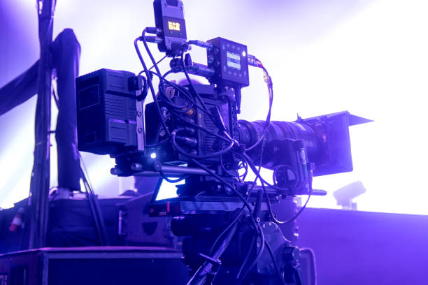 istock Professional digital video camera. accessories for 4k video cameras. 1003384938