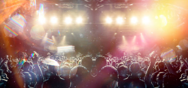 istock Concert crowd in front of a live stage 1003403854