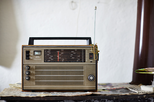 Retro styled radio