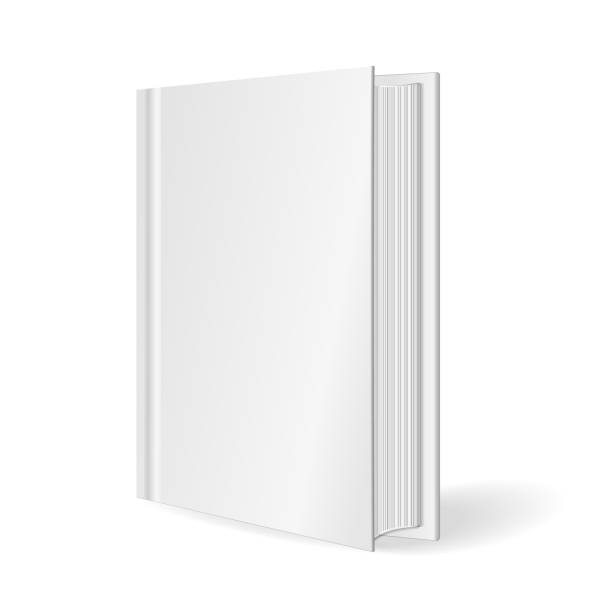 istock Blank white book cover . Isolated on white background. Mockup to display your design. Vector illustration 1003417454