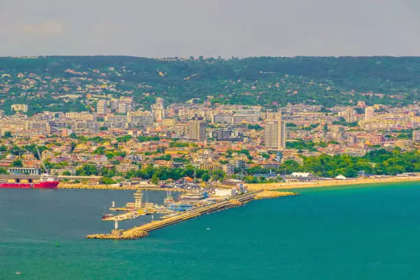 Photo of Postcard view of Varna at midday