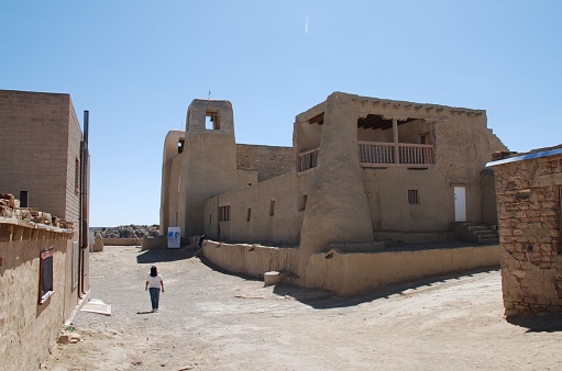 San Estevan del Rey Mission Church is a Spanish mission church on the Acoma Pueblo Reservation in western New Mexico built between 1629 and 1641.