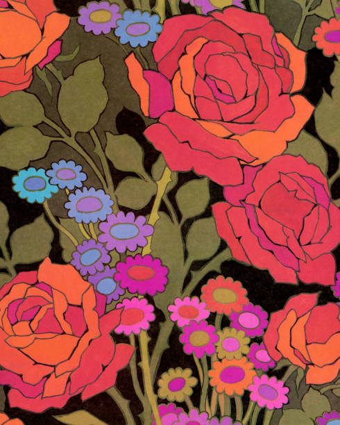 Floral Pattern Floral Pattern mod stock illustrations