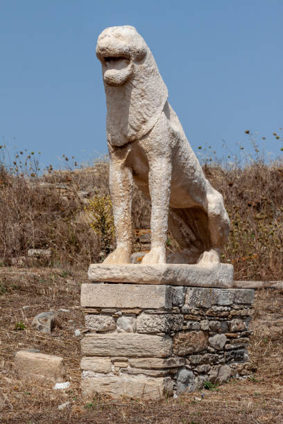 istock Greek Temples Ruins in Delos Cyclades Islands Greece 1003449806
