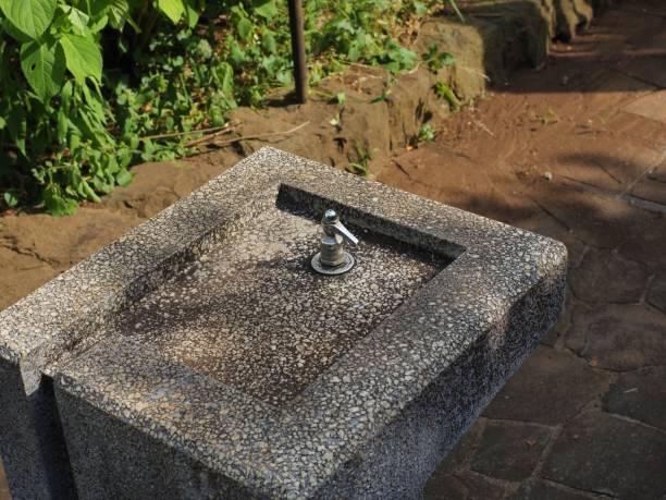 istock Water fountain park 1003458958