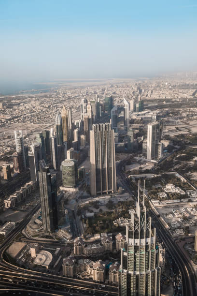 istock Top view of Dubai city in UAE 1003485042