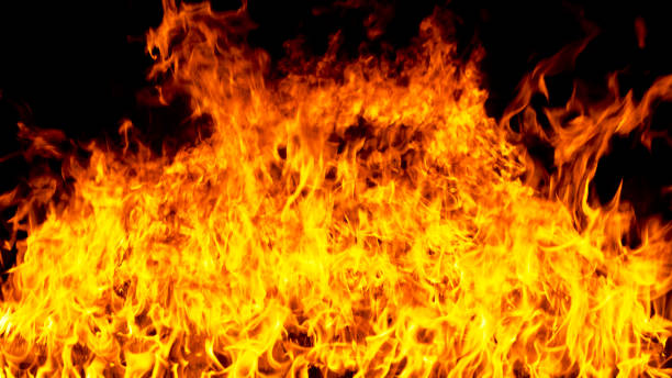 istock Massive wall of flames and fire 1003485768