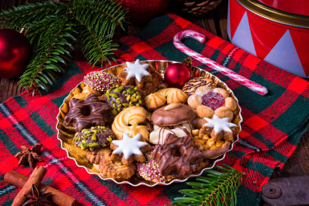 istock fresh and tasty Christmas cookies 1003489006