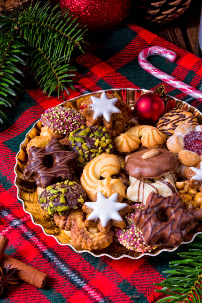 istock fresh and tasty Christmas cookies 1003489102