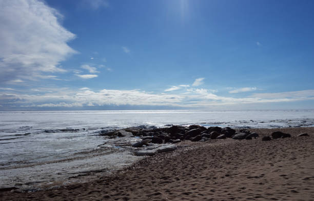 istock In the spring the sea is still melting the ice 1003490396