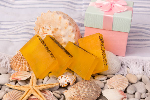 istock Herbal soap. Hand made soap. Home made soap. Organic soap. 1003542358