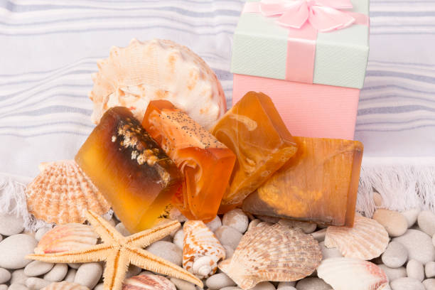 istock Herbal soap. Hand made soap. Home made soap. Organic soap. 1003543100