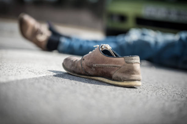 istock Traffic accident.Young man hit by a car 1003545534