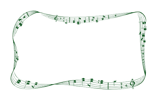 Musical Note Border