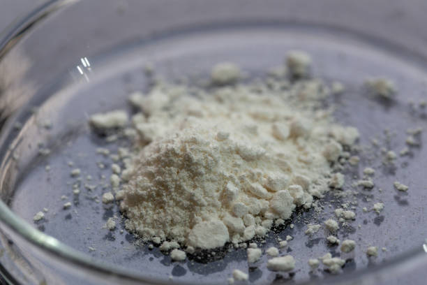 Backgrounds of Powder Polymer for education in Lab. stock photo