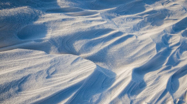 istock Snowdrifts in field 1003557118