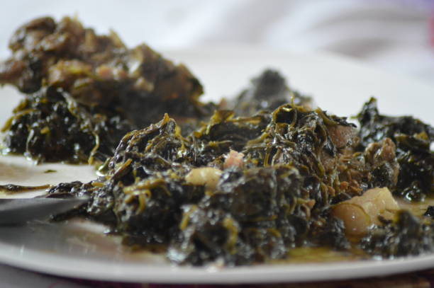 istock Pork meat and sornet leaves 1003570484