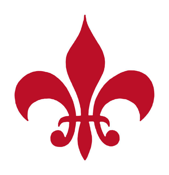 fleur-de-lis - fleurdelis stock illustrations