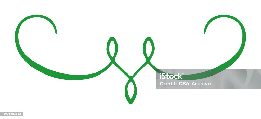 Simple Scroll Pattern In One Color Simple Scroll Stock Illustration - Download Image Now - Color Image ...