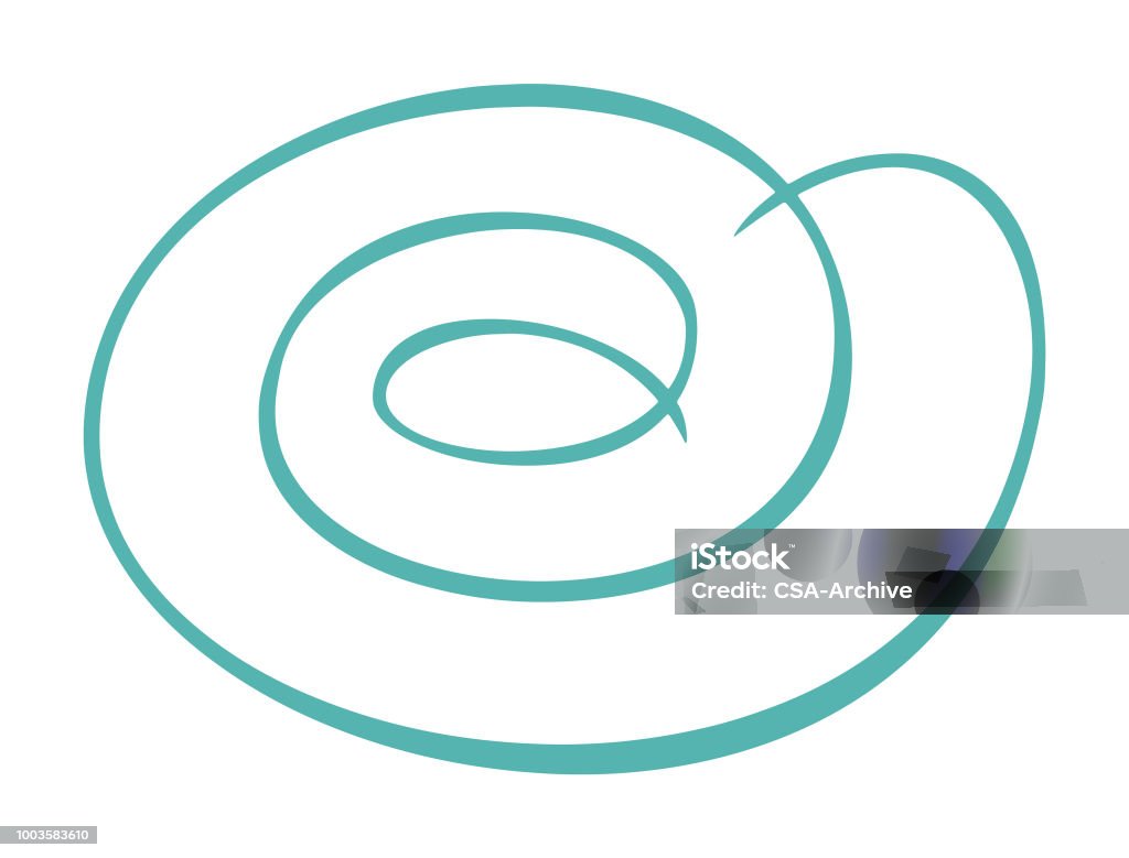 Squiggle Spiral stock vector