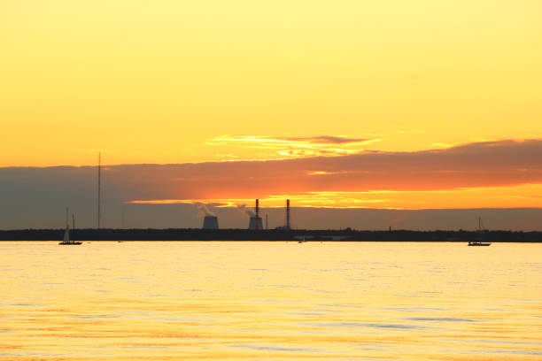 istock beautiful sunset on the coast sea 1003584854