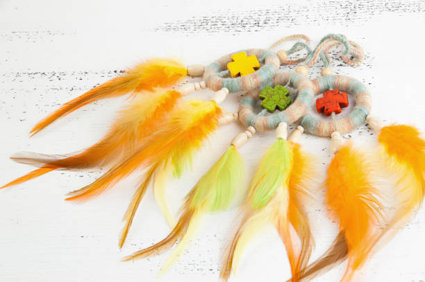 istock Bright dream catchers with crosses 1003587160