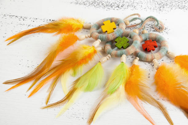 istock Bright dream catchers with crosses 1003587744