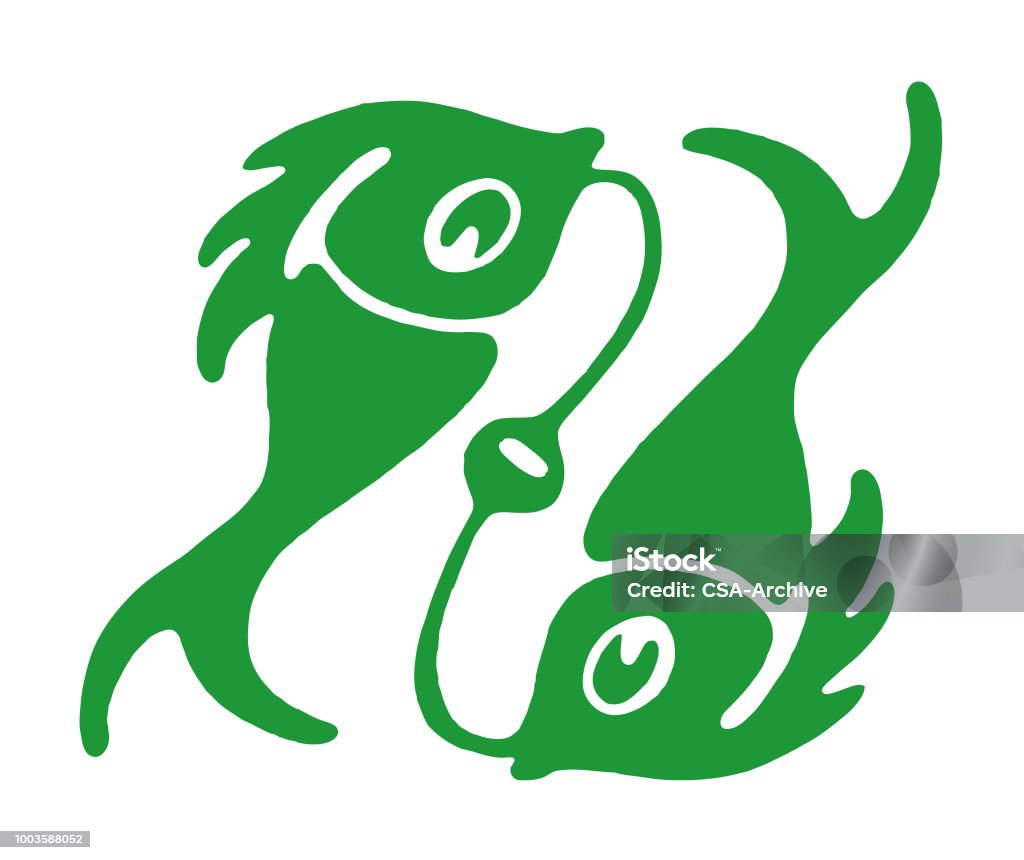 2 Fish Vector Two Fish Stock Illustration - Download Image Now - Animal, Animal ...