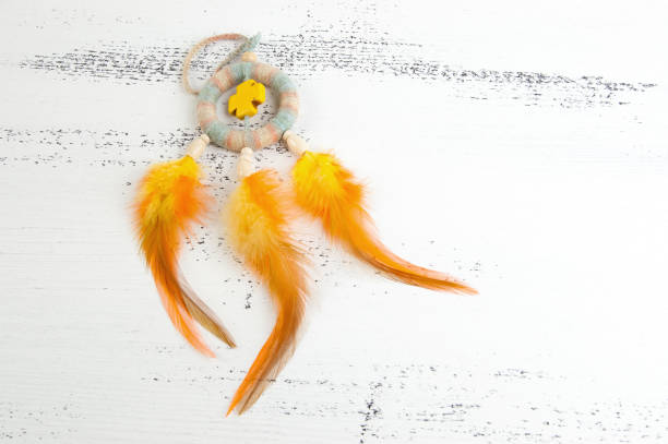 istock Bright dream catcher with yellow cross 1003588176