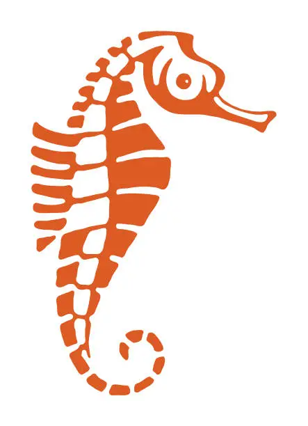 Vector illustration of Seahorse