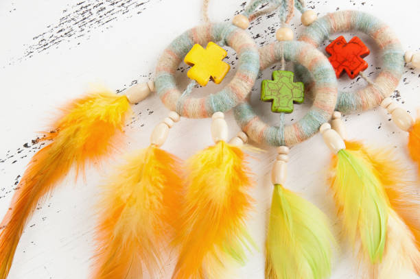 istock Bright dream catchers with crosses 1003592168
