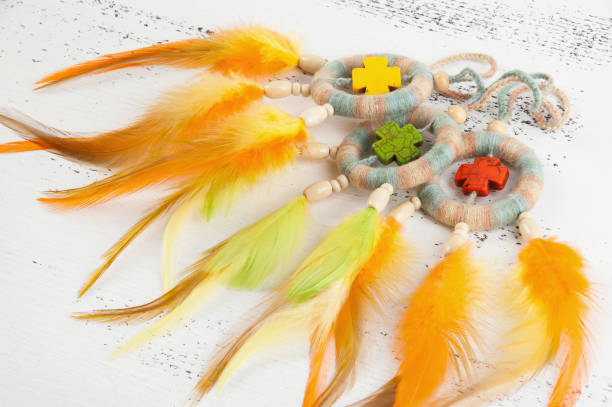 istock Bright dream catchers with crosses 1003592460