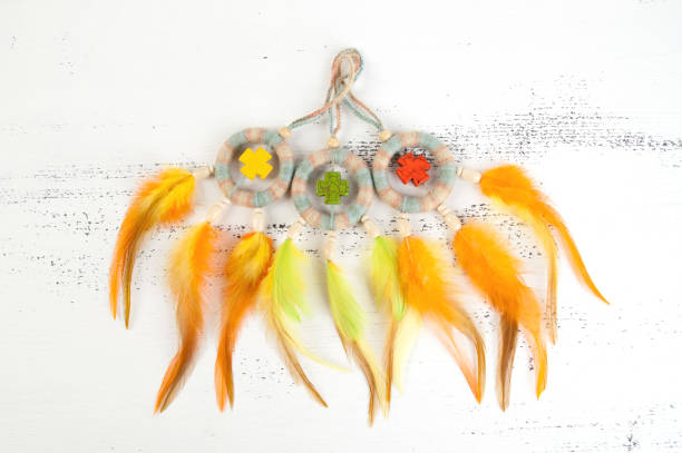 istock Bright dream catchers with crosses 1003592698