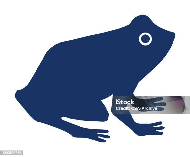 Frog Stock Illustration - Download Image Now - Frog, Icon Symbol, Animal
