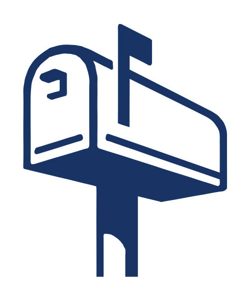 Mailbox Mailbox blue mailbox stock illustrations