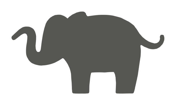 Elephant Elephant animal trunk stock illustrations
