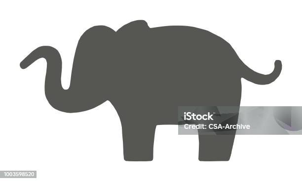 Elephant Stock Illustration - Download Image Now - Elephant, Icon Symbol, US Republican Party