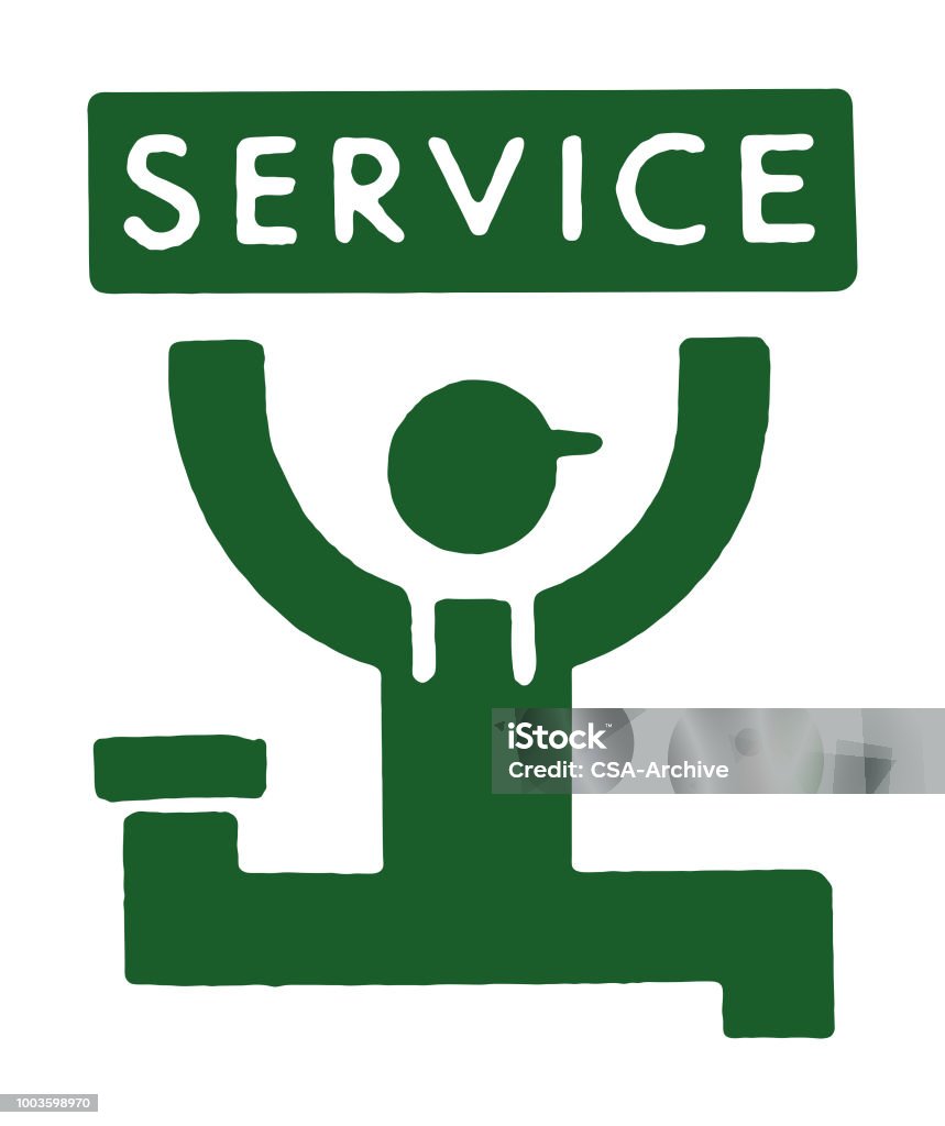 Service Man Graphics Service Man Stock Illustration - Download Image Now - Activity, Blue ...