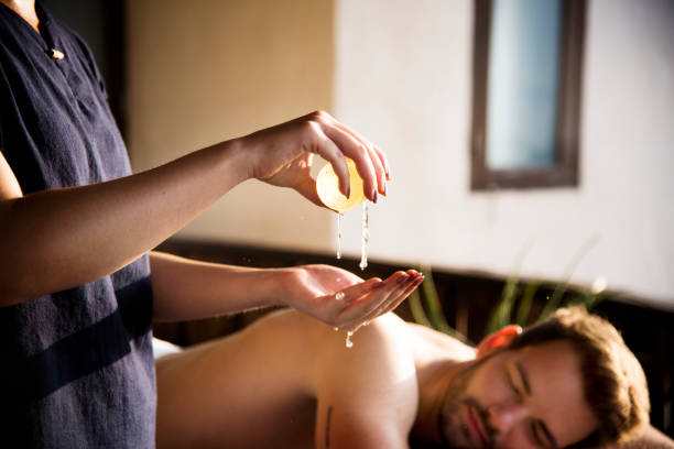 istock Woman relaxing from a spa treatment 1003604172
