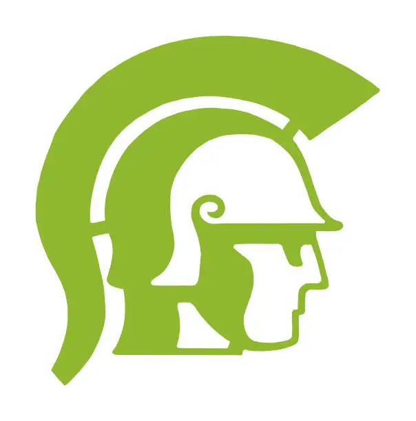 Vector illustration of Trojan Soldier
