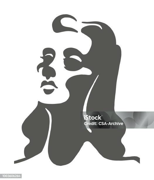 Woman Stock Illustration - Download Image Now - Logo, One Woman Only, Women