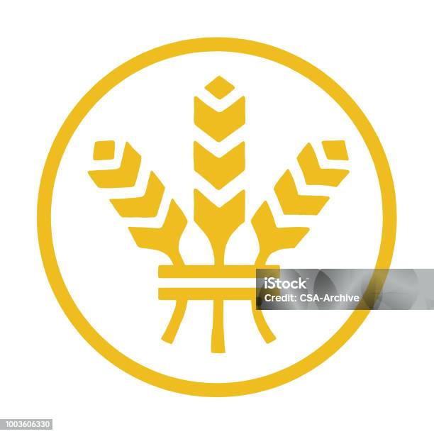 Three Feathers Stock Illustration - Download Image Now - Wheat, Logo, Icon Symbol