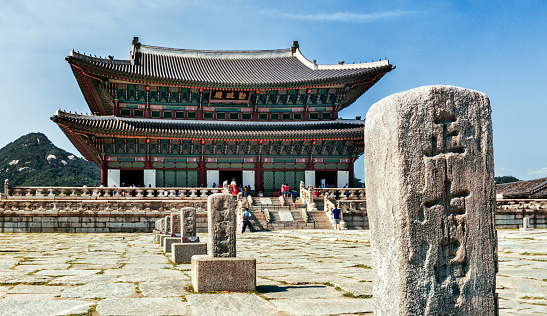 Finished restoration of throne room at Gyeongbokgung Palace