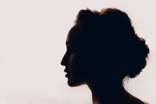 istock Silhouette of beautiful woman 1003610922